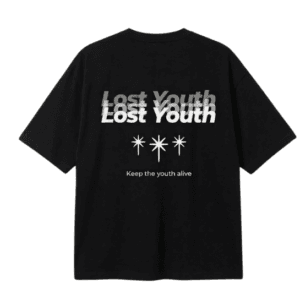 Áo thun babytee nữ lostyouth black